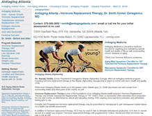 Tablet Screenshot of antiagingatlanta.com